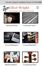 Mobile Screenshot of elliotwrightmusic.com